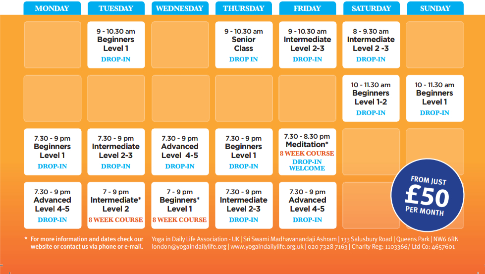 TIMETABLE Sep Nov 2018